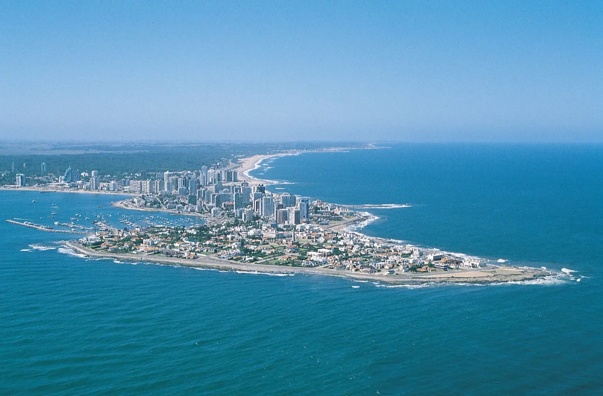 Vista aérea de Punta del Este
